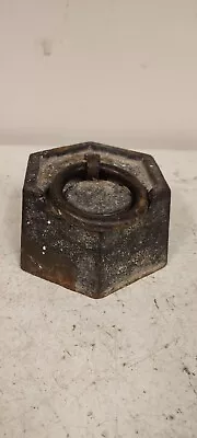 £24.99 • Buy Single Rare Vintage Metric Cast Iron Hexagonal Weights 5kilo For Balanced Scales