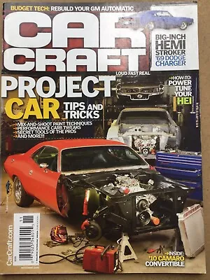 Car Craft Magazine - November 2008 - Power Tuning ‘10 Camero Convertible • £7.49