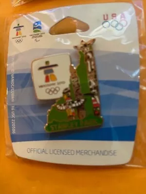 Vancouver Olympics Pin Stanley Park Totem Poles New • $24.95