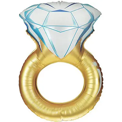 $14.99 • Buy ENGAGEMENT RING BALLOON 94cm/37  DIAMOND ENGAGEMENT RING SUPERSHAPE BALLOON