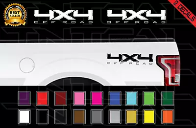 $13.05 • Buy 2- 4x4 Off Road Decal Set Fits: 2014 Ford F-150 Truck Bedside Vinyl Stickers
