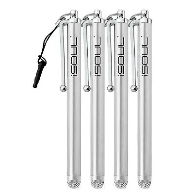 4x Micro-Fiber Capacitive Stylus Touch Screen Pen For All Mobile Phones Tablet • £4.49