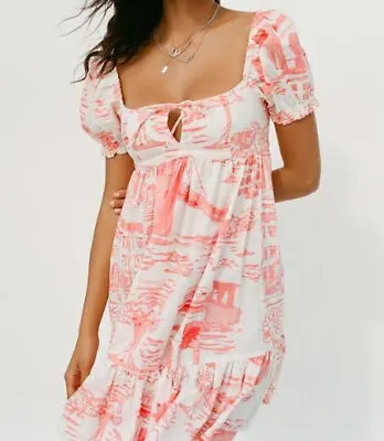 Urban Outfitters - Wonderland Tie-back Babydoll Dress - Size S - New Never Worn • $20