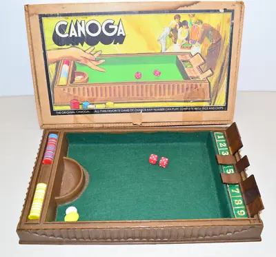 Vintage 1972 CANOGA DICE GAME Complete Family Game Night Retro  • $14.69
