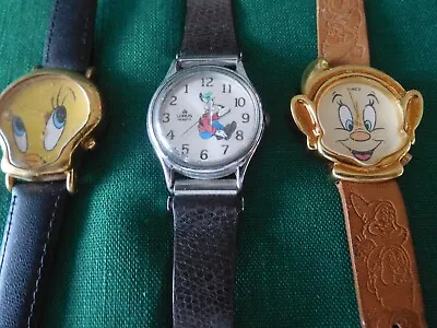 Three Vintage Disney Watches • $30