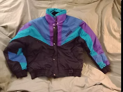 Vintage Yamaha Sportswear Snowmobile Color Block Winter Jacket Size XT Tall • $90