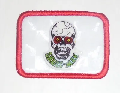 Vintage Monster Skull Man Cartoon Puffy Prism Reflector Sticker Patch Safety Fun • $16.76