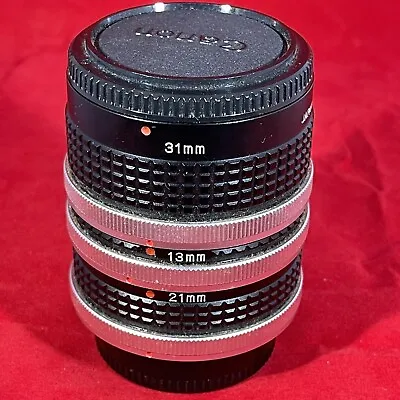 Canon EF EOS Fit DG Extension Tubes Set AF 13mm 21mm 31mm MADE IN JAPAN • £9.99