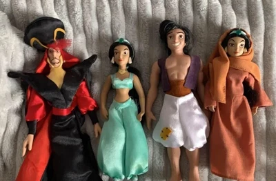 £30 • Buy DISNEY DeAgostini Aladdin Princess Jasmine Jafar & Prince Porcelain Dolls