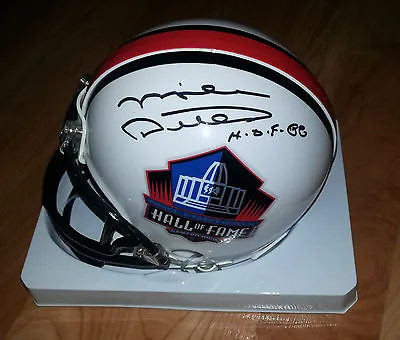 Mike Ditka 'chicago Bears' Hof 88 Signed Hall Of Fame Mini Helmet *coa 2 • $125