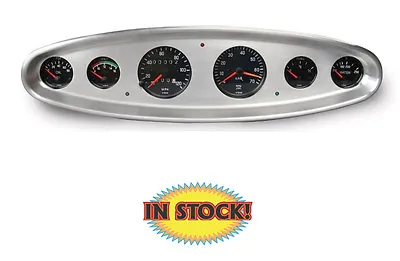 Lokar BDI-9111 - 6-Gauge Digital Dash Insert For VDO Winged Series- Brushed • $359.95