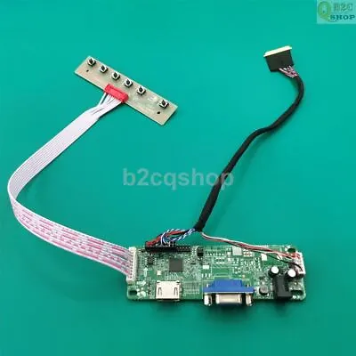 HDMI VGA LCD Controller Board Kit LVDS Monitor Converter For N140FGE-L31 L32 LA2 • $18.99