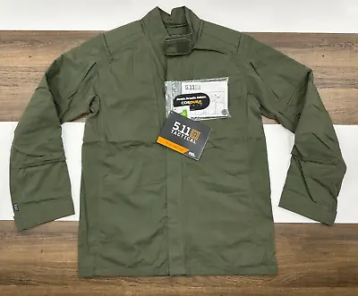 NEW 511 Tactical Mens Medium OG Green Jacket XPRT Full Zip Shirt Coat Jacket NWT • $33.14