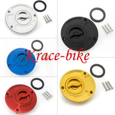 For CBR954RR 2002-2016 CBR600 F4I 2000-2016 CNC Gas Cap Tank Cover Fuel Gasoline • $27.99