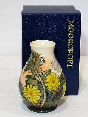 Moorcroft Dandelion 7/5 Vase Sally Tuffin. Limited Edition 151/250. Boxed • $188.83