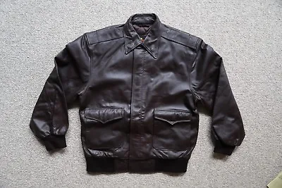 Bomber Jacket M-lg Cordovan Lamb Or Horse Leather G-2 Wwii • $194.49