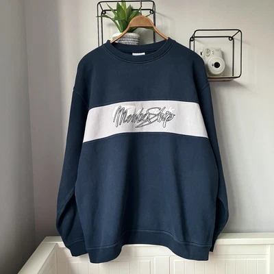 £19.99 • Buy 90s Vintage Reebok Membership Sweatshirt Spell Out Logo Pullover Men’s Size L