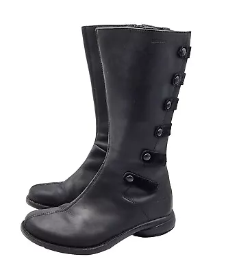 Merrell Tetra Launch Waterproof Boots Women’s Size 5 Black Polartec Leather • $31.99