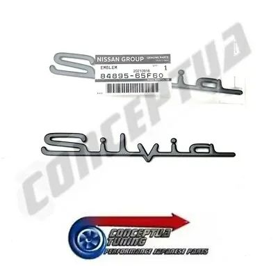 SILVIA Trunk / Boot Rear Emblem / Logo 84895-65F60 - For Nissan 95-98 S14 240SX • $62.71