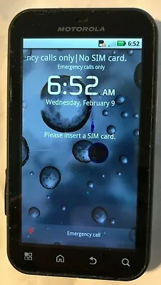 Motorola Defy Black MB525 (T-Mobile) MINT RESTRICKED PROPERTY NOT FOR SALE 1 • $29.88