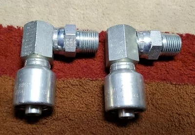 2 Gates G251060808 G25-Series 8G-8MPX90 Male Hydraulic Hose Coupling 1/2  LOT  • $54.99