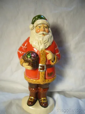 Vaillancourt Folk Art Father Christmas With Basket Of Ornments Kuegels New 2023 • $270