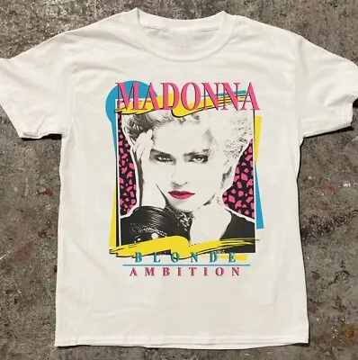 Madonna Blonde Ambition Unisex T-shirt Vtg 90s Madonna Concert Shirt For Fans • $16.99