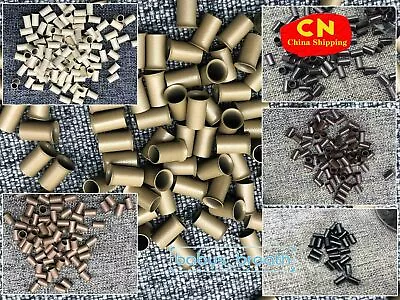 1000PC Extension 6mm Copper Tube Beads Micro Link Rings Lined For Hair Extension • $15.16