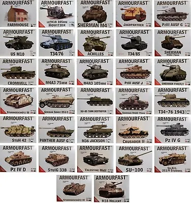 Armourfast 1/72 Military Vehicle Tank Tanks New Plastic Model Kit 1 72 Mr Models • £7.95