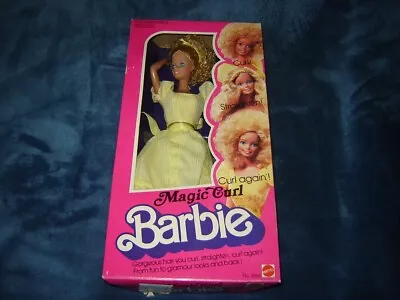 Barbie Magic Curl Doll NEW In Box Mattel 3856 1981 Made In Taiwan • $95