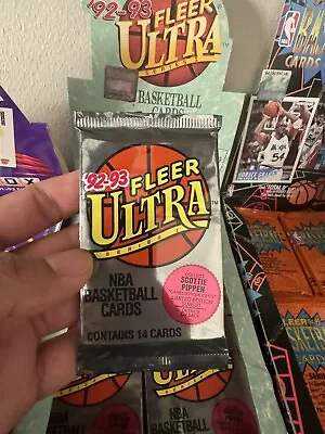 1992-93 Fleer Ultra Basketball Series 1 Factory Sealed Pack 14 Cards *Jordan? • $4