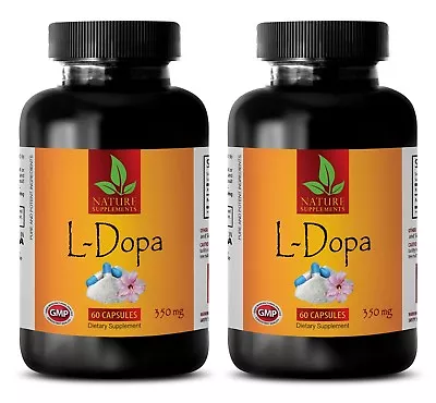 Pure L-DOPA 99% Extract Powder 350mg - Promotes Healthy Motor Skills - 2 Bot • $39.27