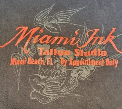 Y2K Miami Ink T Shirt Adult Extra Large Dragon Tattoo Delta Pro Weight • $14.99