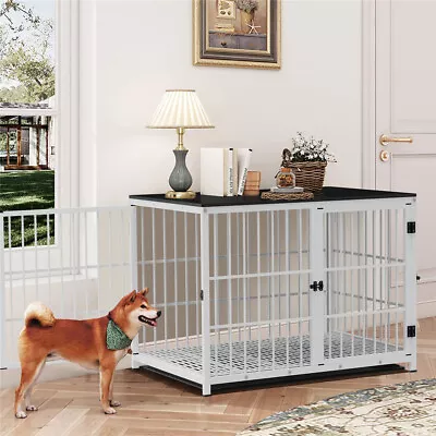 $329.91 • Buy 3Door XX-Large Dog Crate Kennel Decorative Pet House End Table Strong Metal Cage