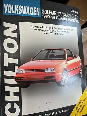 VW Golf Jetta 1990-1998 Tune-up Shop Service Repair Manual Book Wiring Diagrams • $22