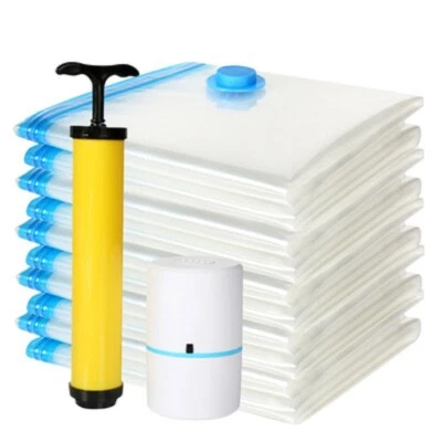 $3.99 • Buy Strong Vacuum Storage Space Savings Bag Space Saver Bags New Vacum Bag Vaccum
