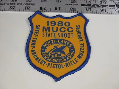 1980 MUCC 50th State Shoot Multi-Lakes Shooting Related Patch   BIS • $8.45