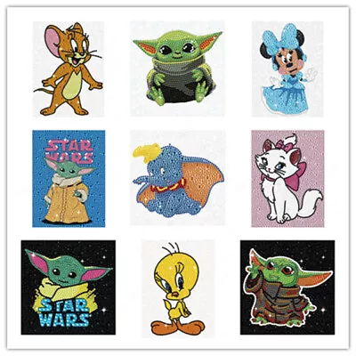 £8.39 • Buy DIY Full Diamond Painting Kits Cartoon Yoda Simba Art For Children Toys Gift