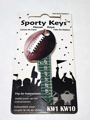 $5.99 • Buy FOOTBALL Sporty Keys House Key Blank—Kwikset KW1—FREE SHIPPING!