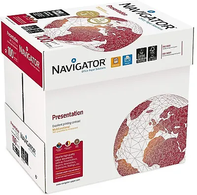 Navigator 100gsm A4 Premium Quality Paperwhite Copy Copier Printing Laser Inkjet • £2.99