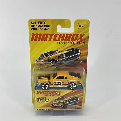 Matchbox 2010 Lesney Edition 1970 '70 Ford Mustang Boss 302 Orange 28 NEW SEALED • $29.15