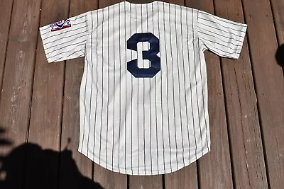 New! Babe Ruth New York Yankees Cream Pinstripe Baseball Jersey Adult Men's XXXL • $45