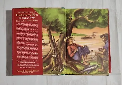 The Adventures Of Huckleberry Finn By Mark Twain Vintage- 1948 - DJ/ HC • $25