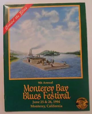 9th Annual 1994 Monterey Bay Blues Festival Program Johnny Otis Little Milton ++ • $19.77