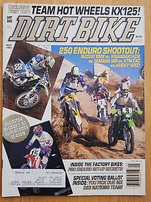 Dirt Bike May 1993 Vintage Motocross Magazine 250 Enduro Shootout WXE EXC KDX WR • $9.98