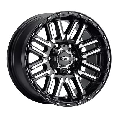 16x8 Vision 348 Nexus Gloss Black Machined Face Wheels 5x4.5 (0mm) Set Of 4 • $646.40