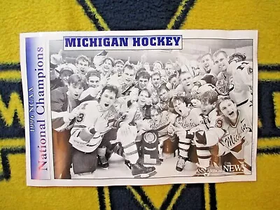 Vintage Michigan Wolverines Hockey Posters 1996-2014  + Bonus • $9.99