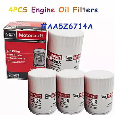 4X Genuine OEM Motorcraft FL500S Engine Oil Filters AA5Z6714A For Ford F-150 • $35.99
