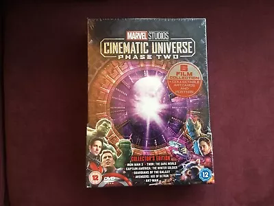 New Sealed Marvel Studios Cinematic Universe Phase Two Collector’s Edition DVD • £11.99