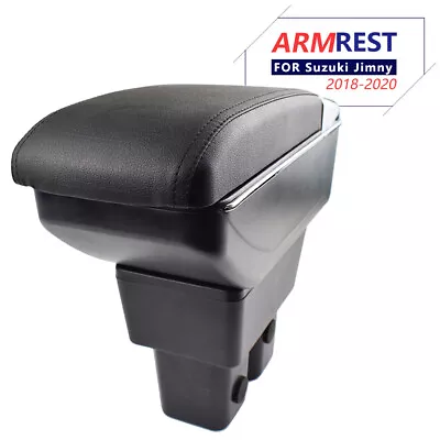 $45.04 • Buy Armrest Centre Console Storage Box For Suzuki Jimny MY19 On 2021 Leather Cushion